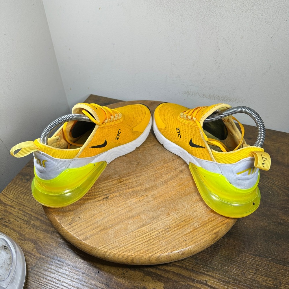 Nike Air Max 270 Womens University Gold Volt Sneakers CK1675-700 Size 7 - Picture 2 of 8
